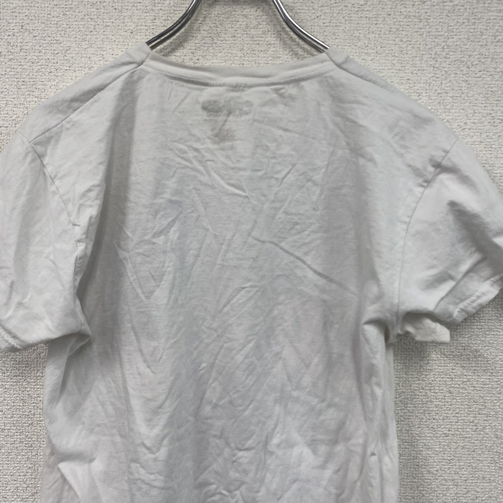 CRASH BANDICOOT　クラッシュバンディクー　半袖プリントTシャツ　キャラクターT 　白　ホワイト　Lサイズ　古着