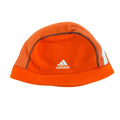 adidas　アディダス　ビーニー　フリースキャップ　パフォーマンスロゴ　オレンジ　OSFXサイズ 帽子 レディース ポリエステル 古着