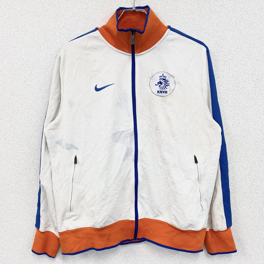 古着 used　NIKE　ナイキ　フルジップトラックジャケット/ジャージ　白　ホワイト　Lサイズ
