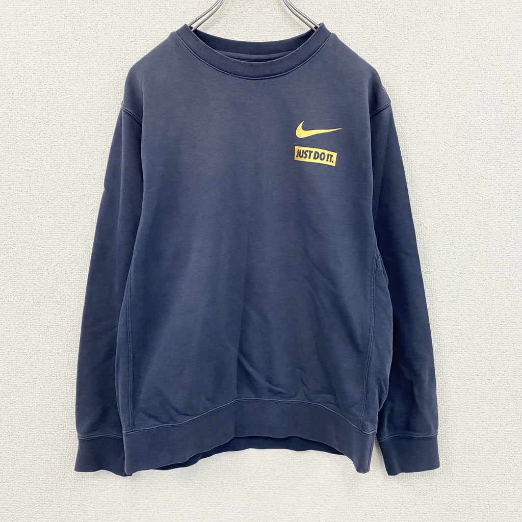 NIKE　ナイキ　JUST DO IT　東京オリンピック　スウェット/トレーナー　フェード　紺　ネイビー　Sサイズ　古着