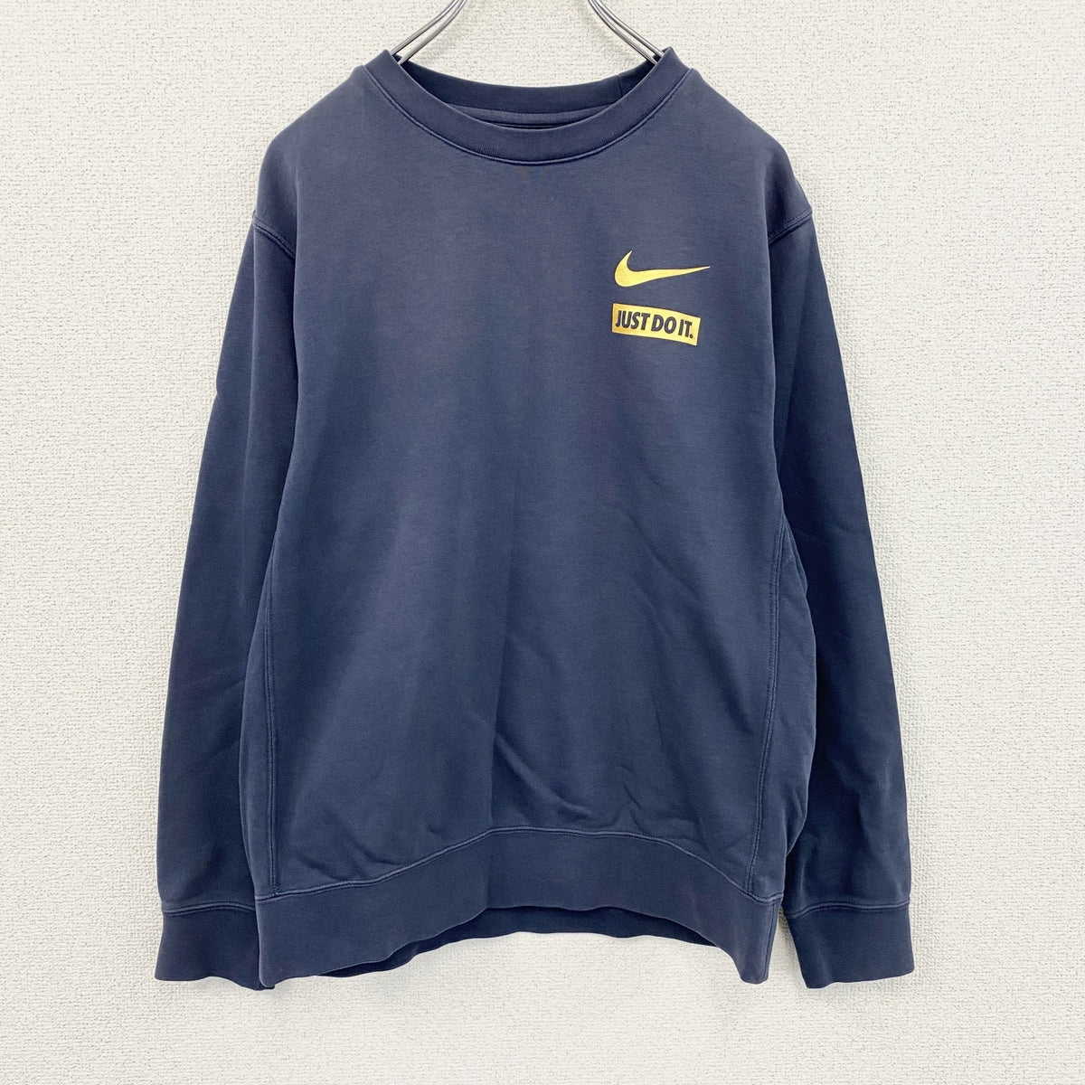 NIKE　ナイキ　JUST DO IT　東京オリンピック　スウェット/トレーナー　フェード　紺　ネイビー　Sサイズ　古着