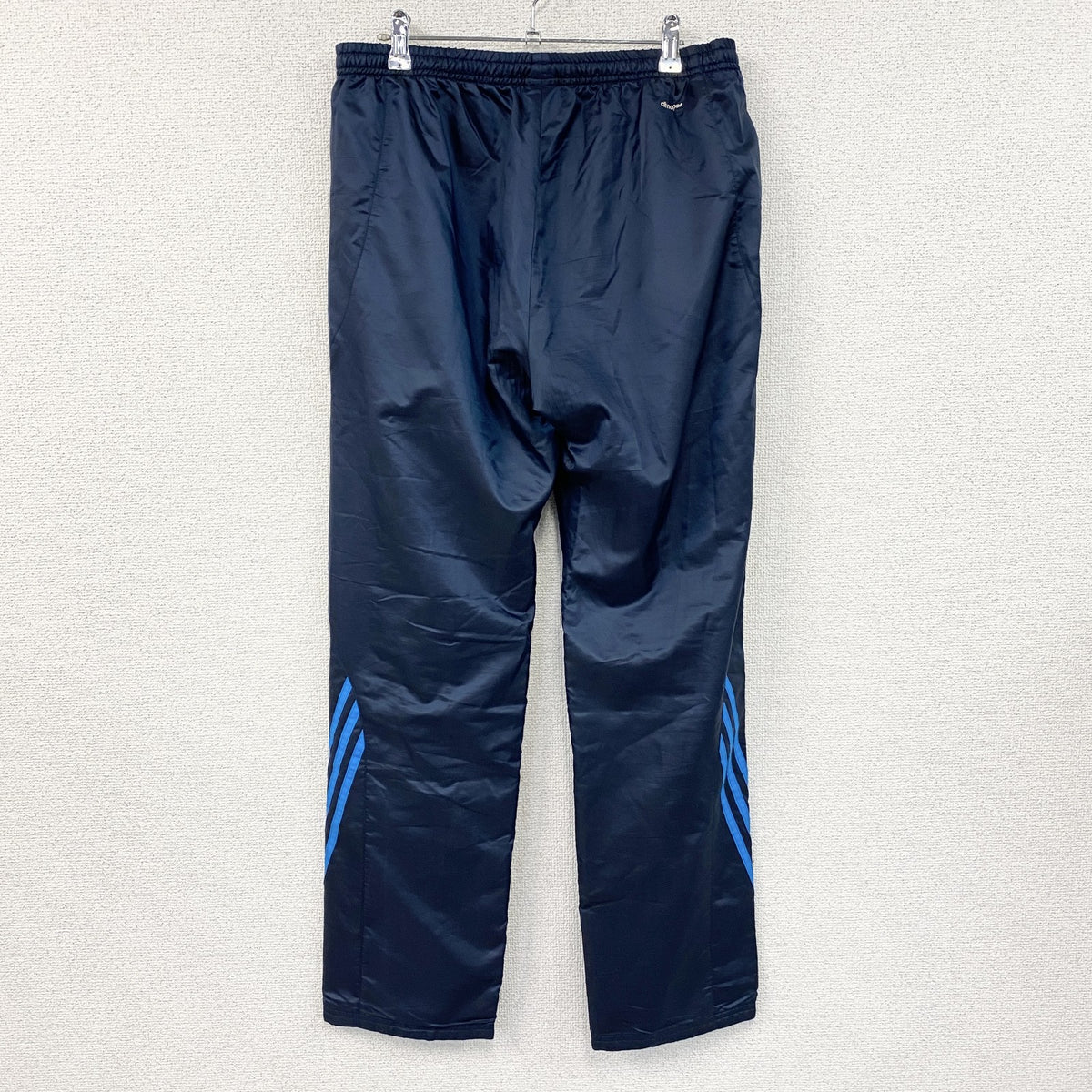 adidas　アディダス　トラックパンツ/ジャージパンツ　紺　ネイビー　Oサイズ メンズ ポリエステル 古着
