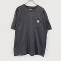 Carhartt　カーハート　半袖Tシャツ　ポケット付き　灰色　グレー　Lサイズ カットソー メンズ コットン 古着