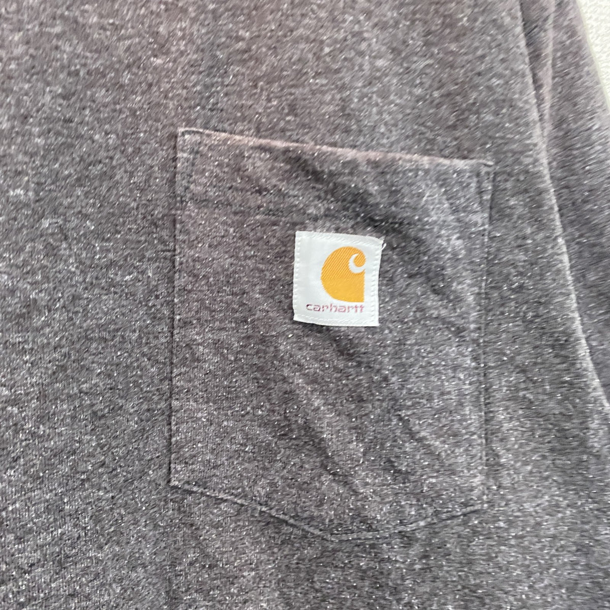 Carhartt　カーハート　半袖Tシャツ　ポケット付き　灰色　グレー　Lサイズ カットソー メンズ コットン 古着