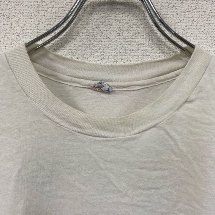 00s　Hanes　半袖プリントTシャツ　星条旗　ヴィンテージ　白　ホワイト　XLサイズ　古着