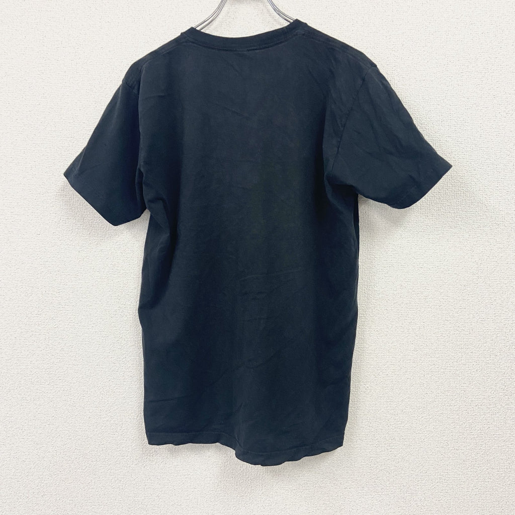 American Apparel　半袖プリントTシャツ　武士道　和柄　黒　ブラック　Lサイズ　古着