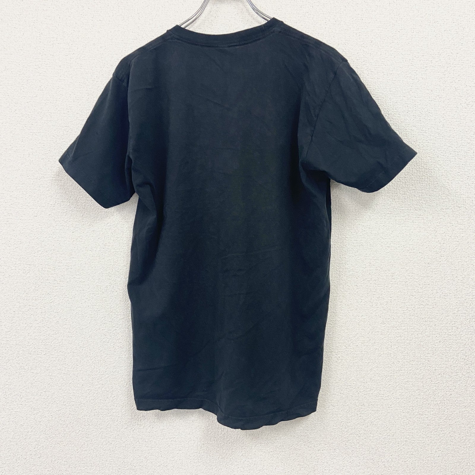 American Apparel　半袖プリントTシャツ　武士道　和柄　黒　ブラック　Lサイズ　古着
