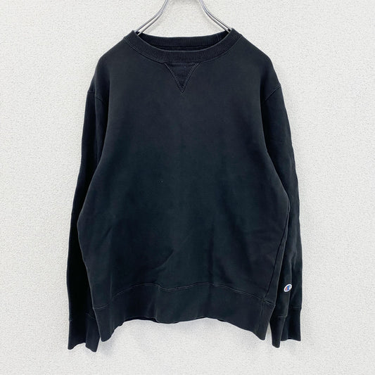 Champion　チャンピオン　スウェット/トレーナー　前V　黒　ブラック　Lサイズ
