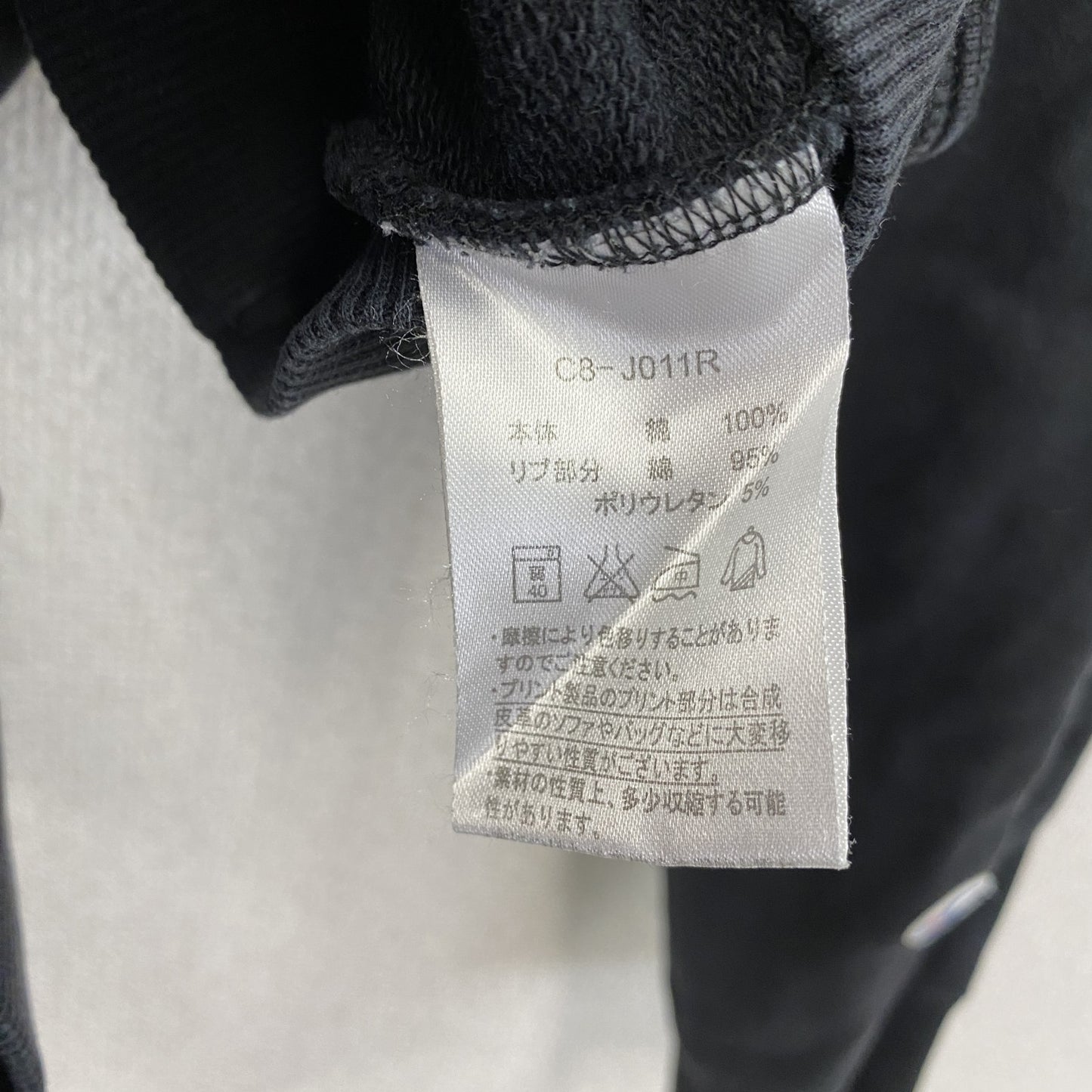 Champion　チャンピオン　スウェット/トレーナー　前V　黒　ブラック　Lサイズ