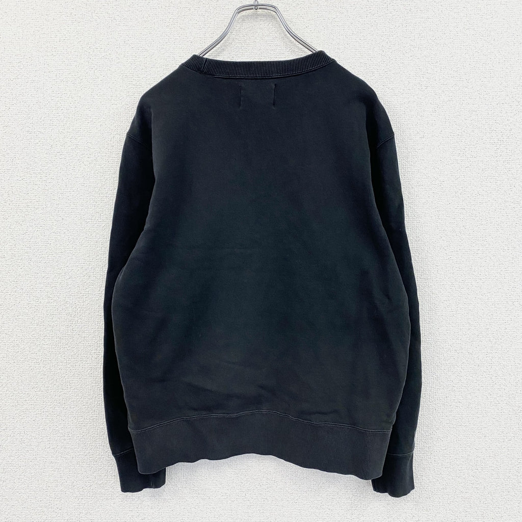 Champion　チャンピオン　スウェット/トレーナー　前V　黒　ブラック　Lサイズ　古着