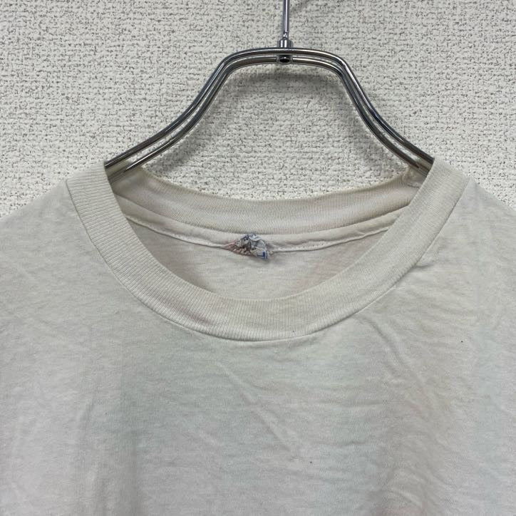 00s　Hanes　半袖プリントTシャツ　星条旗　ヴィンテージ　白　ホワイト　XLサイズ　古着