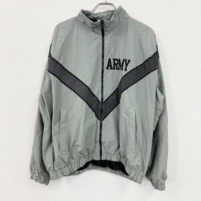 00s　米軍　U.S.ARMY　トレーニングジャケット　ナイロンジャケット　ヴィンテージ　グレー　Mサイズ