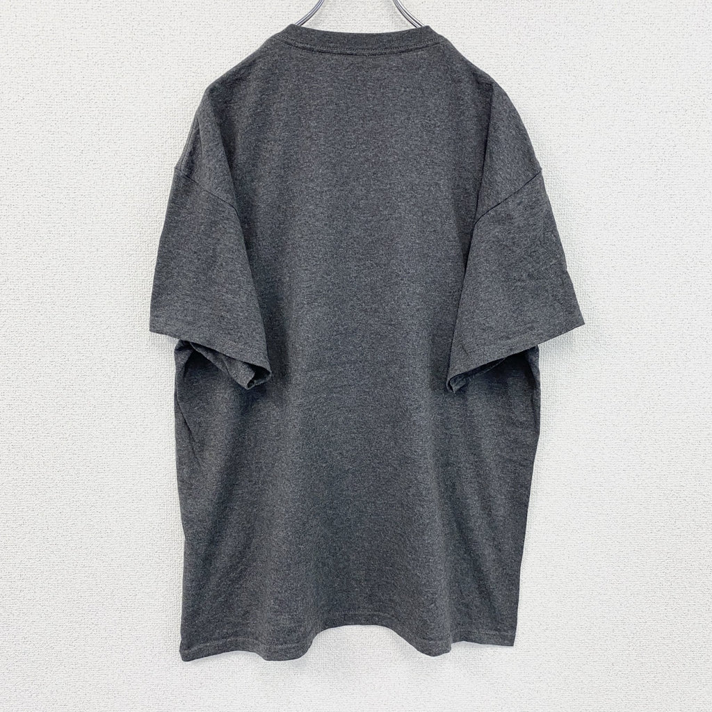 ME2　ミニオン　半袖プリントTシャツ　灰色　グレー　XLサイズ　古着