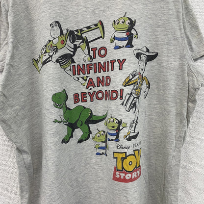 Disney　ディズニー　トイストーリー　半袖プリントTシャツ　灰色　グレー　XLサイズ