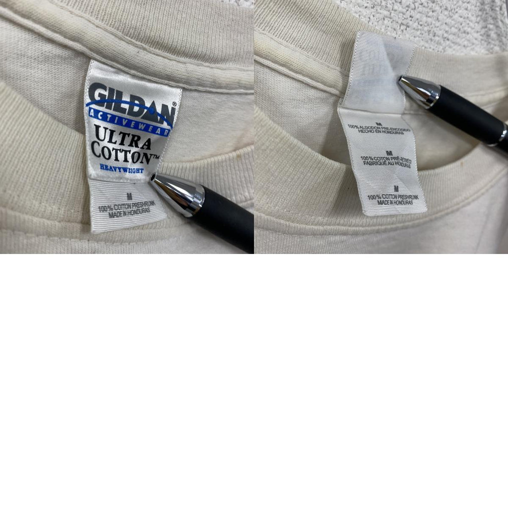 00s　GILDAN　半袖Tシャツ　ヴィンテージ　白　ホワイト　Mサイズ　古着