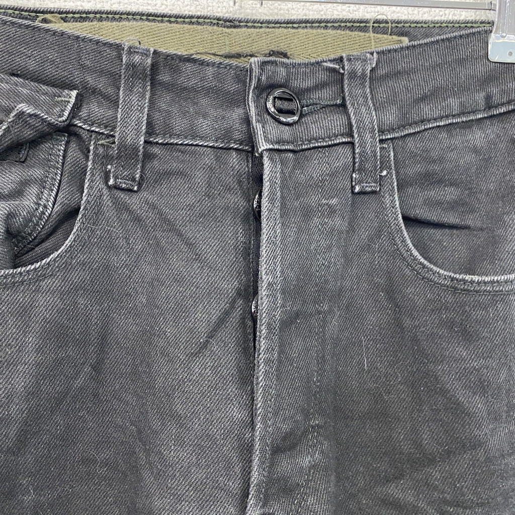 G-STAR RAW　ジースターロゥ　MT TYPE C 3D TAPERED　ブラックデニムパンツ/ジーンズ　ボタンフライ　黒　ブラック　W30サイズ　古着