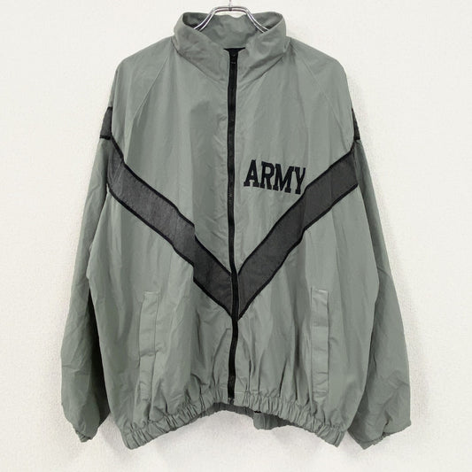 00s　米軍　U.S.ARMY　トレーニングジャケット　ナイロンジャケット　ヴィンテージ　グレー　XLサイズ