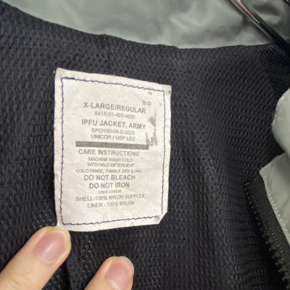 00s　米軍　U.S.ARMY　トレーニングジャケット　ナイロンジャケット　ヴィンテージ　グレー　XLサイズ