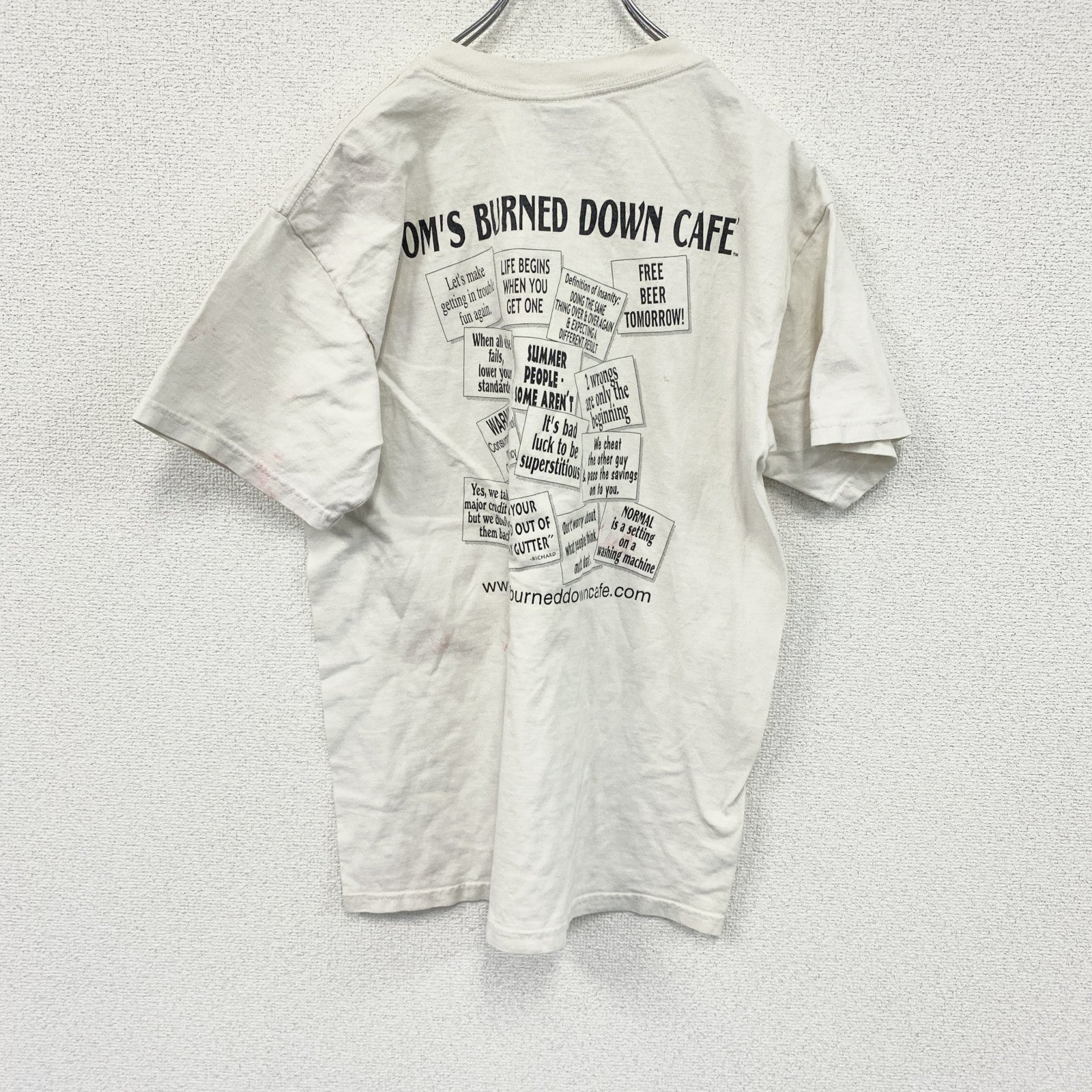 00s　GILDAN　半袖Tシャツ　ヴィンテージ　白　ホワイト　Mサイズ　古着