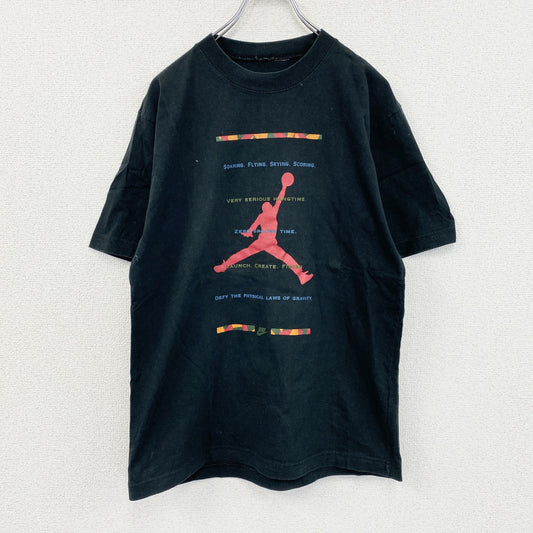 NIKE　ナイキ　AIR JORDAN　エアジョーダン　半袖Tシャツ　スウッシュ　黒　ブラック　
