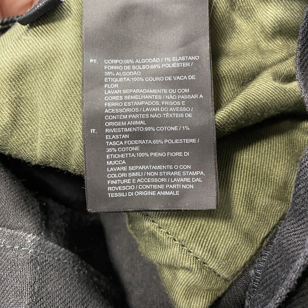 G-STAR RAW　ジースターロゥ　MT TYPE C 3D TAPERED　ブラックデニムパンツ/ジーンズ　ボタンフライ　黒　ブラック　W30サイズ　古着