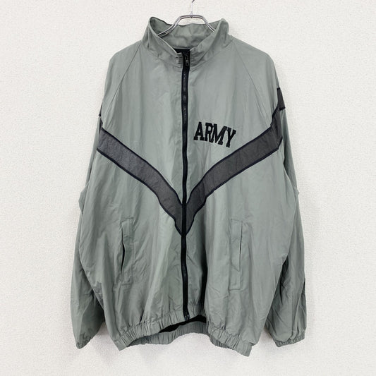 00s　米軍　U.S.ARMY　トレーニングジャケット　ナイロンジャケット　ヴィンテージ　グレー　XLサイズ