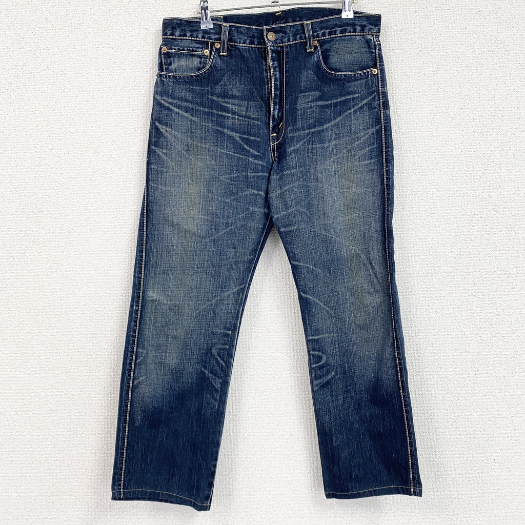 Levi’s　リーバイス　デニムパンツ/ジーンズ　鬼ヒゲ　縦落ち　ジップフライ　インディゴ　34サイズ　古着