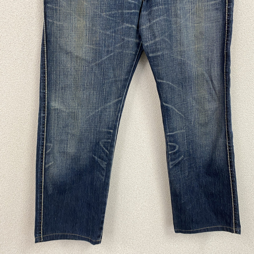Levi’s　リーバイス　デニムパンツ/ジーンズ　鬼ヒゲ　縦落ち　ジップフライ　インディゴ　34サイズ　古着