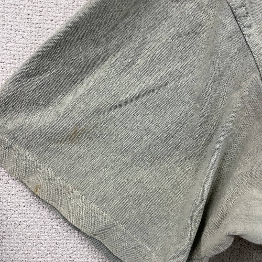 Weird fish　半袖プリントTシャツ　ミントグレー　Mサイズ　古着
