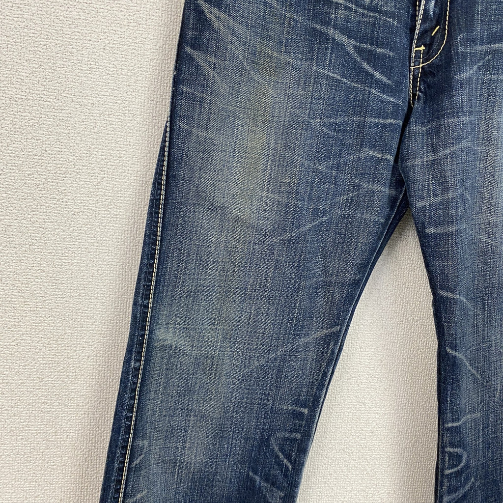 Levi’s　リーバイス　デニムパンツ/ジーンズ　鬼ヒゲ　縦落ち　ジップフライ　インディゴ　34サイズ　古着