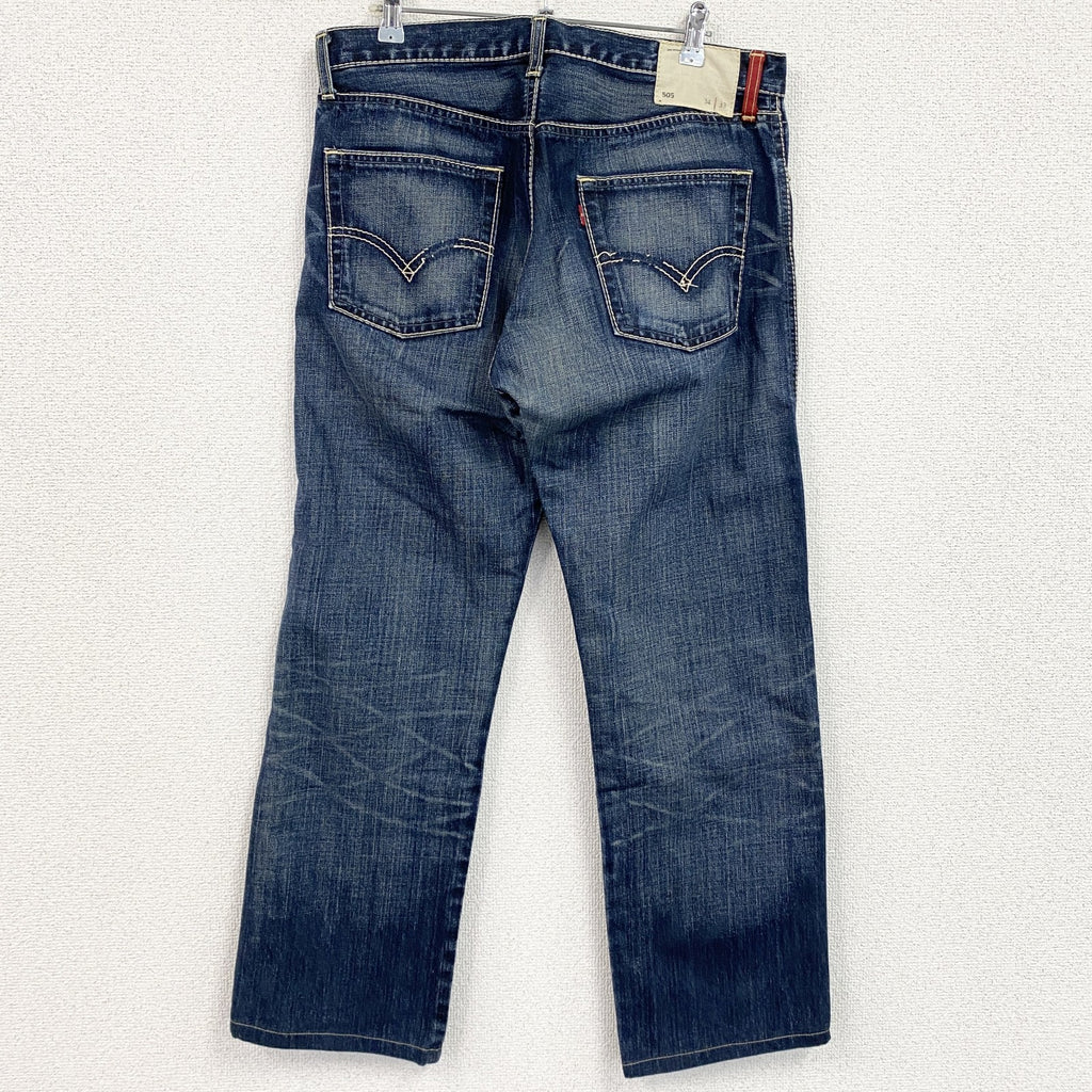 Levi’s　リーバイス　デニムパンツ/ジーンズ　鬼ヒゲ　縦落ち　ジップフライ　インディゴ　34サイズ　古着