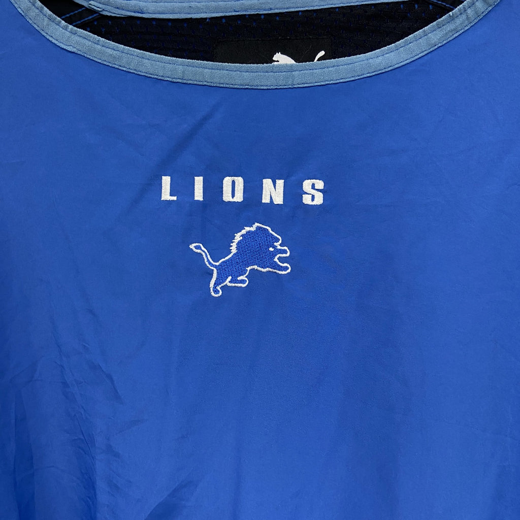 NFL　PUMA　プーマ　プルオーバージャケット　青　ブルー　2XLサイズ　古着