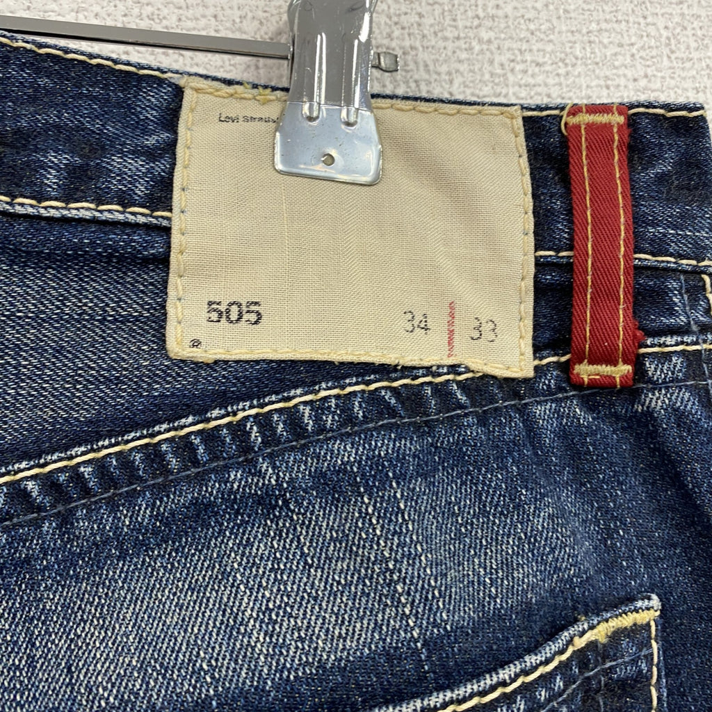 Levi’s　リーバイス　デニムパンツ/ジーンズ　鬼ヒゲ　縦落ち　ジップフライ　インディゴ　34サイズ　古着