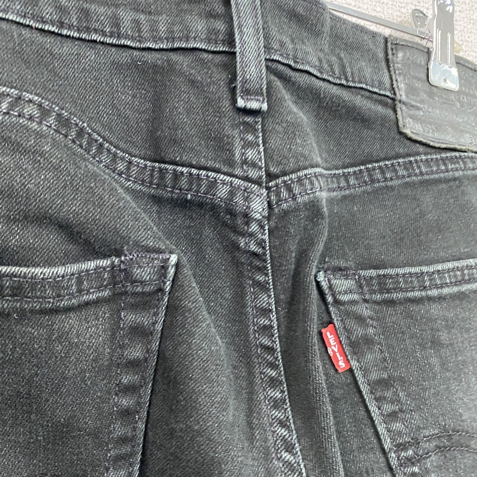 Levi’s　リーバイス　502　ブラックデニムパンツ/ジーンズ　黒　ブラック　31サイズ　古着
