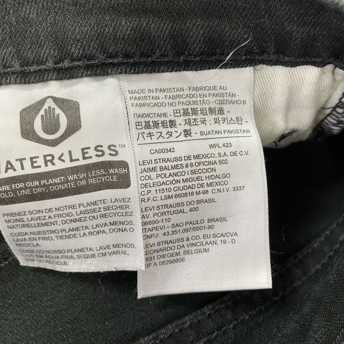Levi’s　リーバイス　502　ブラックデニムパンツ/ジーンズ　黒　ブラック　31サイズ　古着