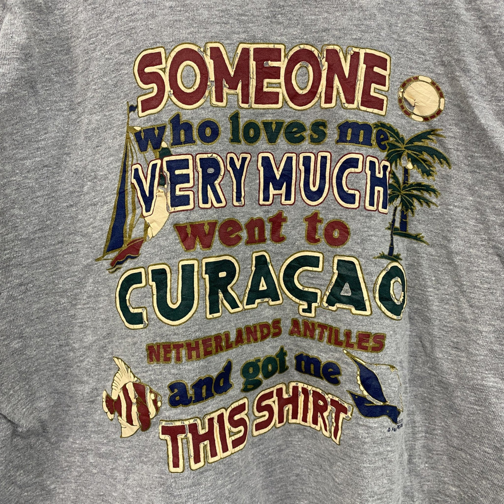 BEST T’s　半袖プリントTシャツ　灰色　グレー　古着