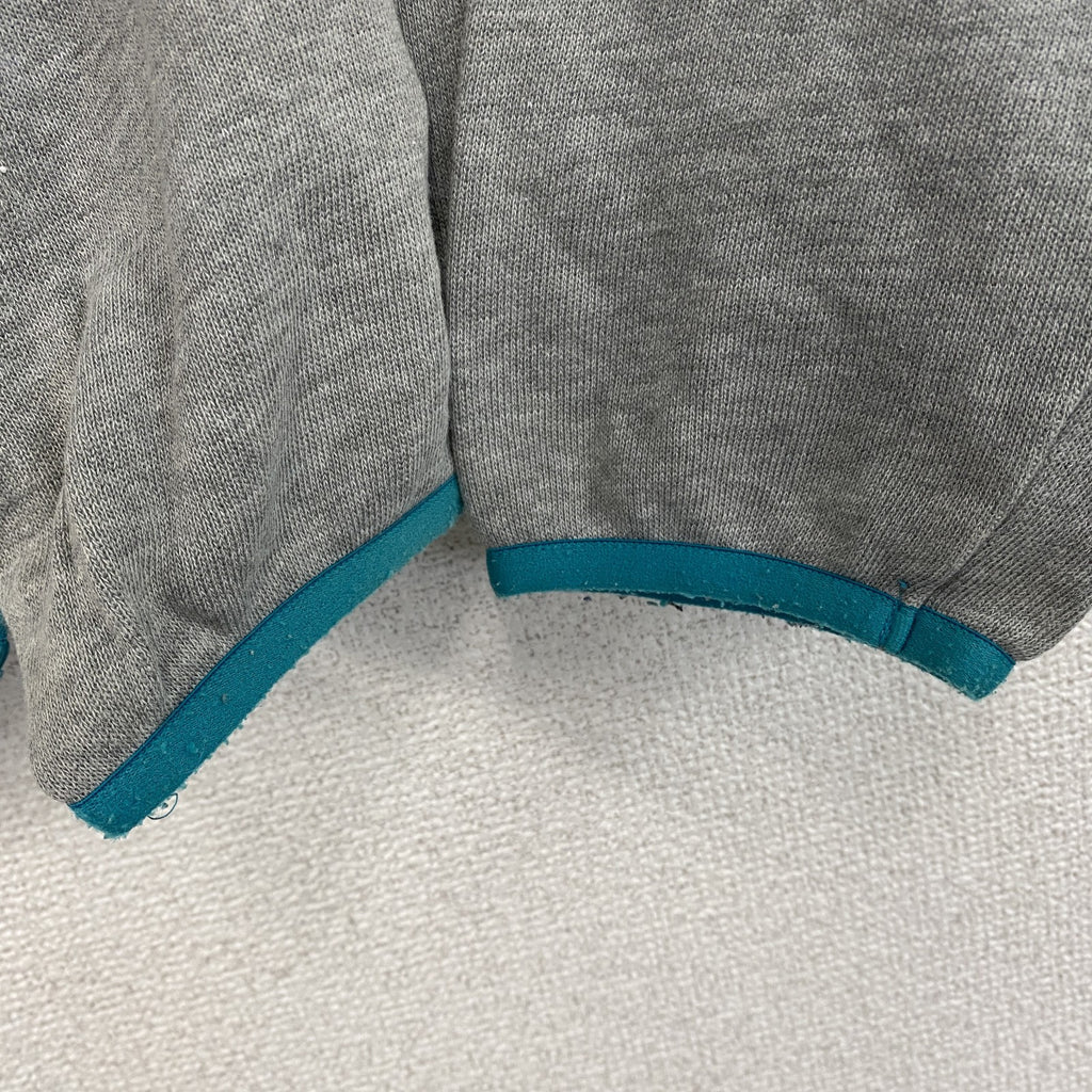 NIKE　ナイキ　フルジップスウェットパーカー/フーディー　スウッシュ　灰色　グレー　Lサイズ　古着