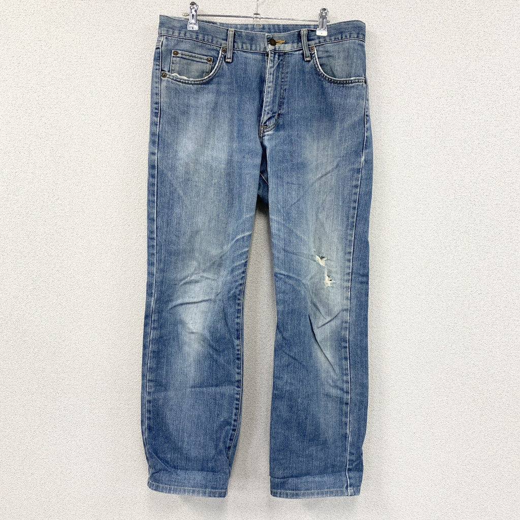 EDWIN　エドウィン　403　デニムパンツ/ジーンズ　ジップフライ　インディゴ　Ｗ33サイズ メンズ コットン 古着