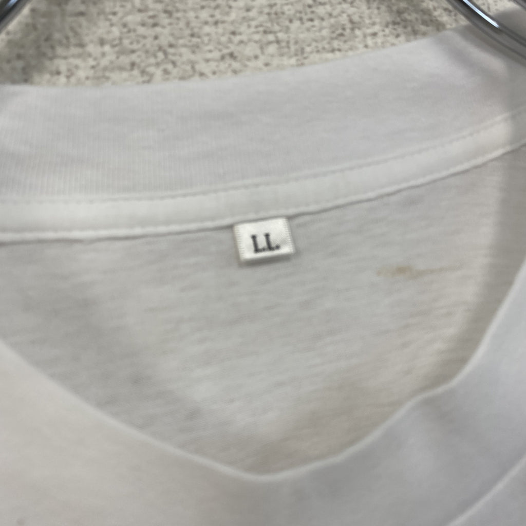 00s　HONDA　ホンダ　半袖Tシャツ　レース　企業ロゴ　ヴィンテージ　白　ホワイト　LLサイズ