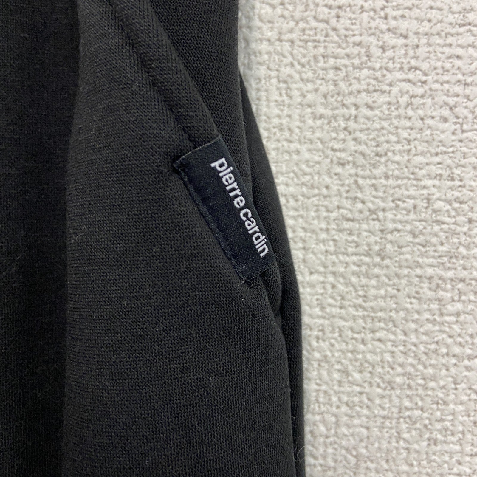 Pierre Cardin　ピエールカルダン　スウェットパンツ　無地　黒　ブラック　Lサイズ スウェットボトム イージーパンツ トレーナー 古着