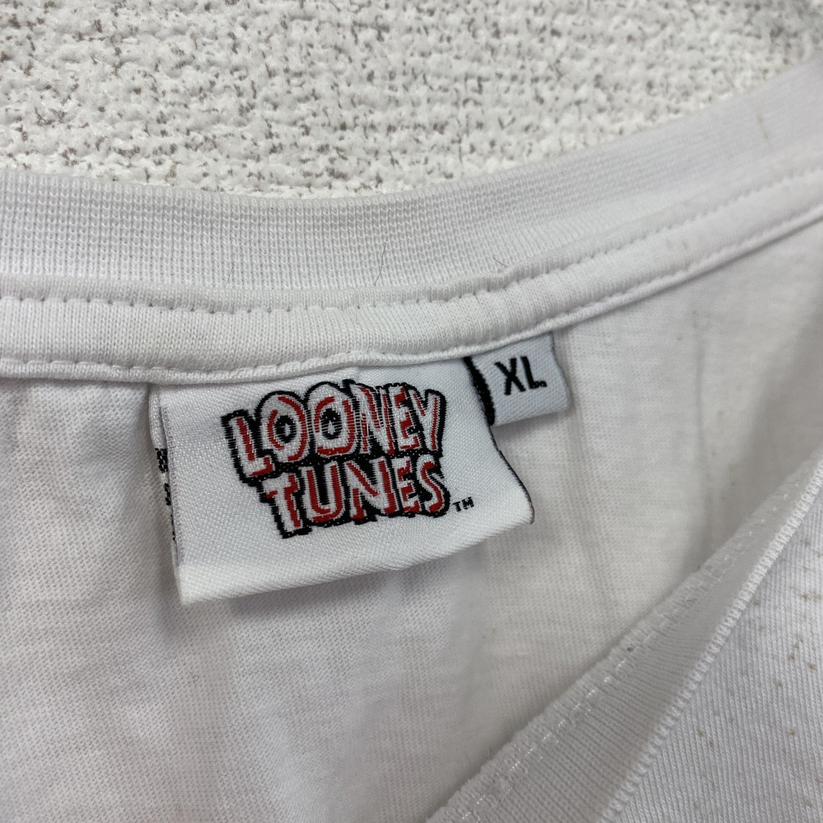 LOONEY TUNES　半袖プリントTシャツ　白　ホワイト　XLサイズ　古着