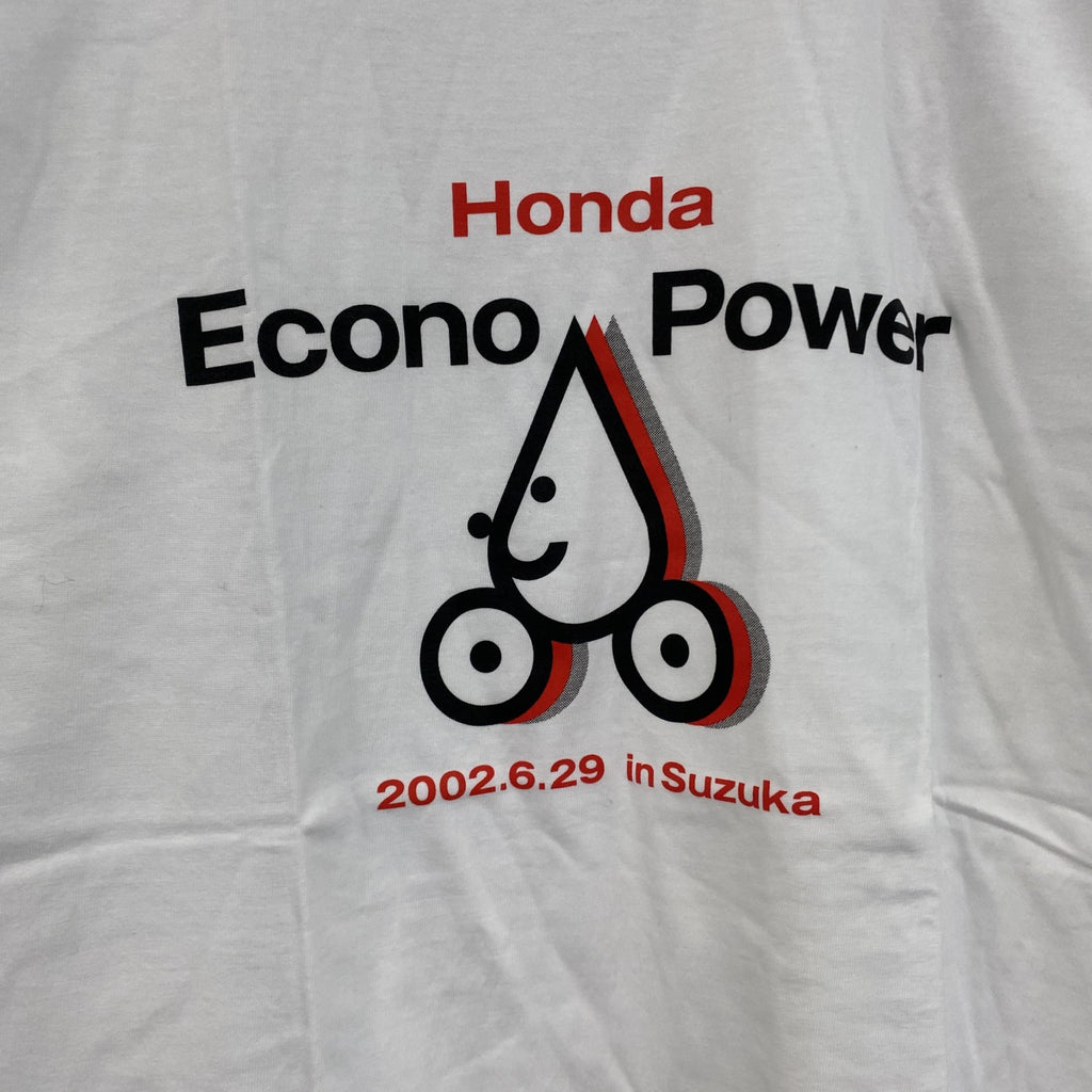 00s　HONDA　ホンダ　半袖Tシャツ　企業ロゴ　ヴィンテージ　白　ホワイト　Lサイズ