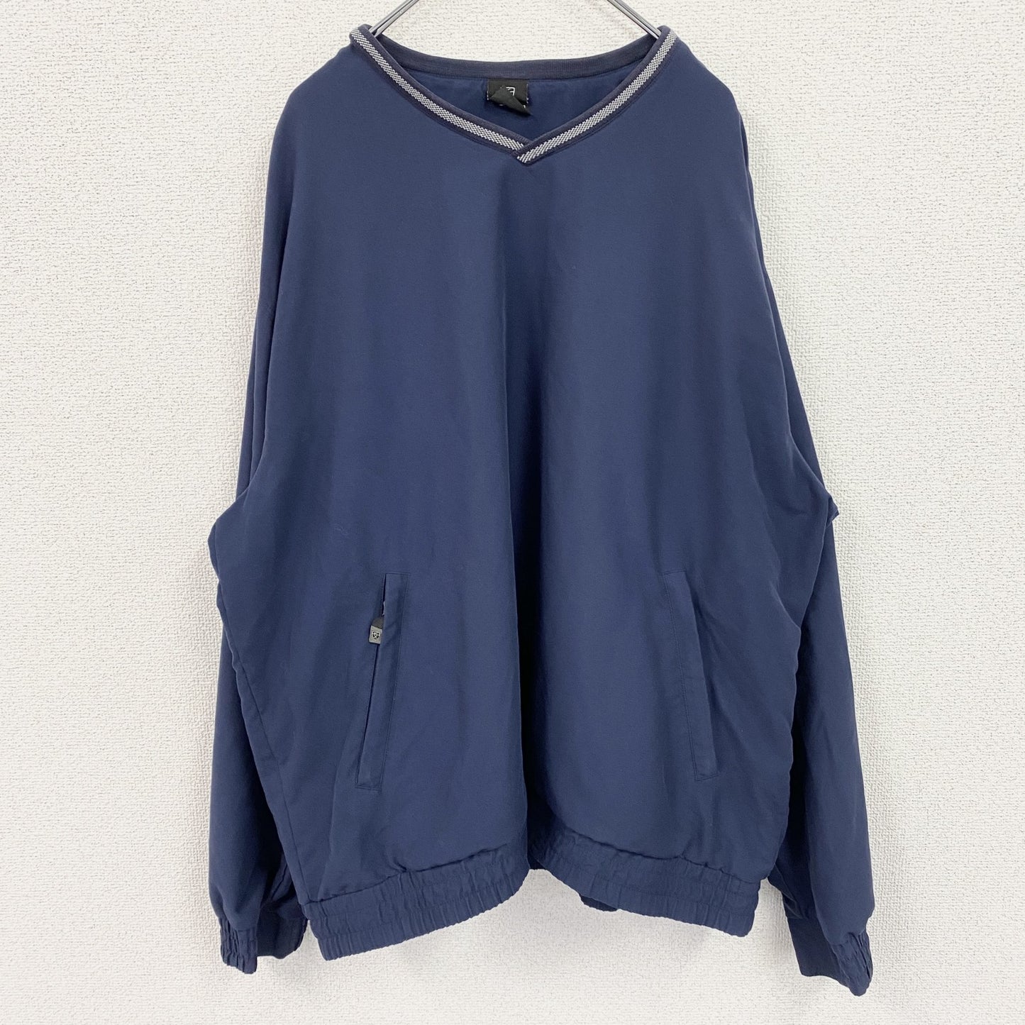 00s　NIKE GOLF　ナイキゴルフ　プルオーバージャケット　ヴィンテージ　紺　ネイビー　XLサイズ