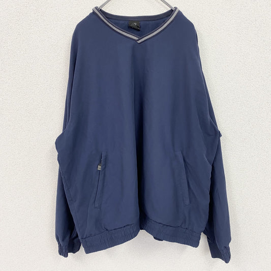 00s　NIKE GOLF　ナイキゴルフ　プルオーバージャケット　ヴィンテージ　紺　ネイビー　XLサイズ