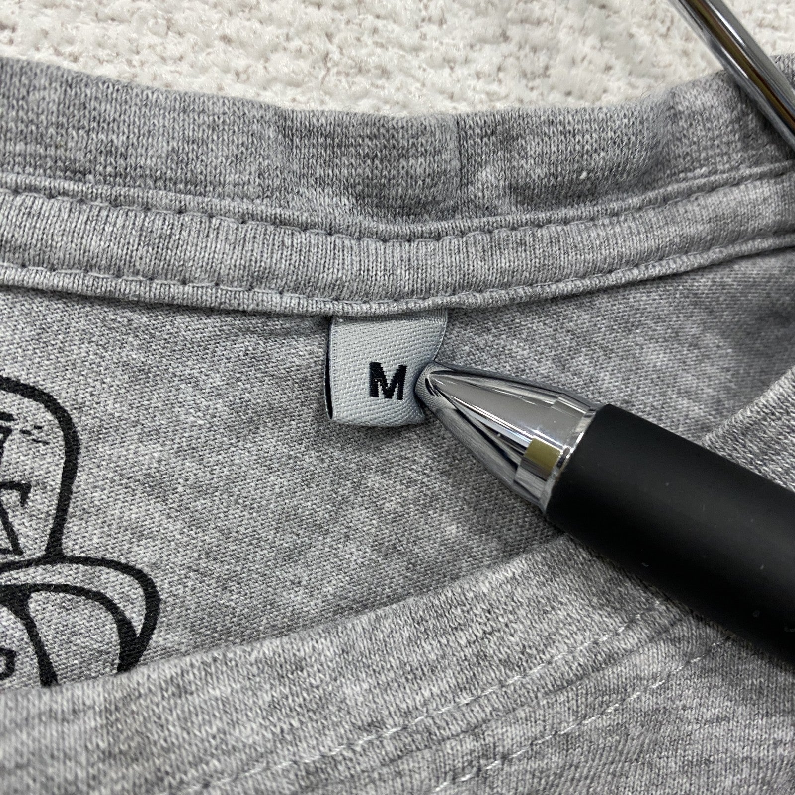 RUM KNUKLES　半袖Tシャツ　灰色　グレー　Mサイズ　古着