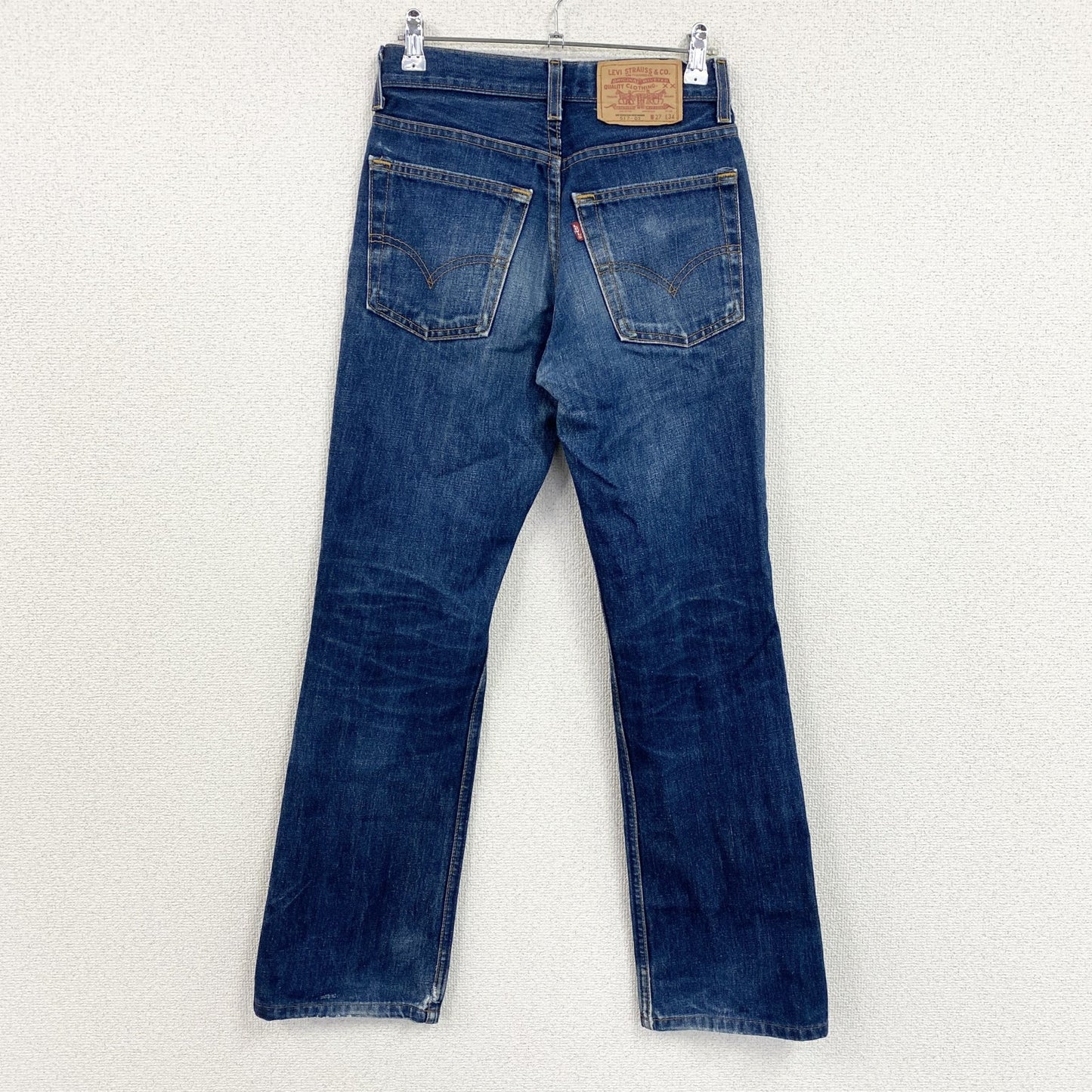 ～90s　Levi’s　リーバイス　517　デニムパンツ/ジーンズ　ブーツカット　ヒゲ　インディゴ　W27サイズ