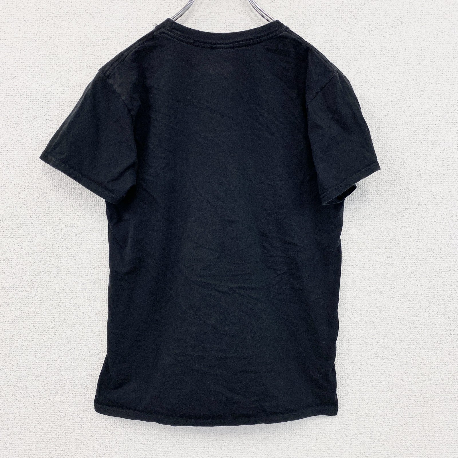 GILDAN　ギルダン　Bowie　半袖プリントTシャツ　黒　ブラック　Sサイズ　古着