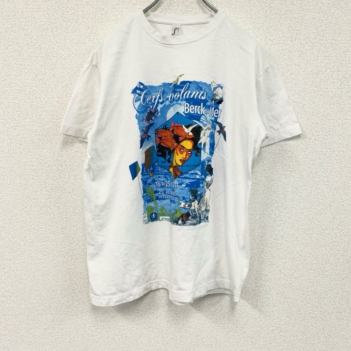 SOLs　半袖Tシャツ　灰色　グレー　Mサイズ　古着