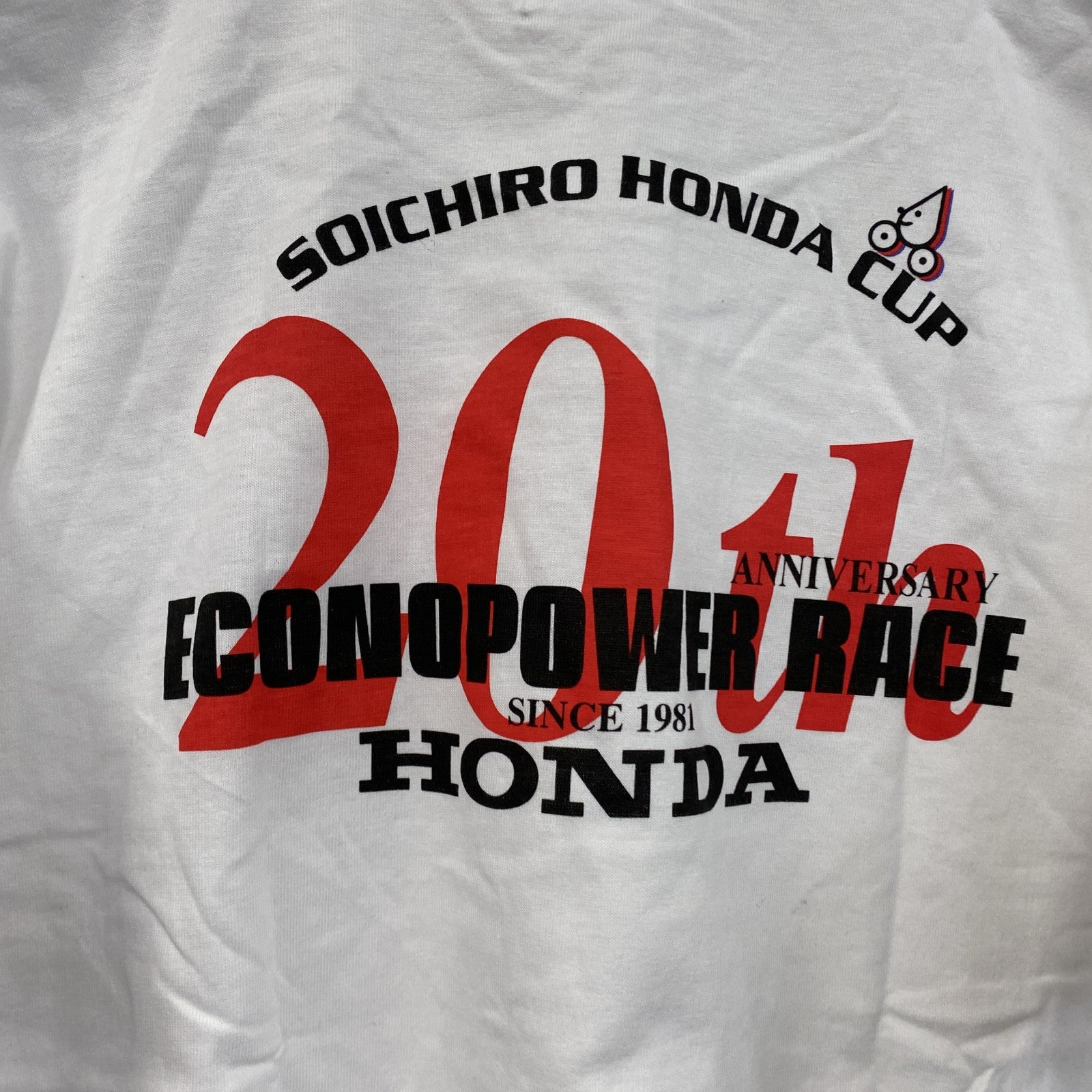00s　HONDA　ホンダ　半袖Tシャツ　企業ロゴ　ヴィンテージ　白　ホワイト　LLサイズ