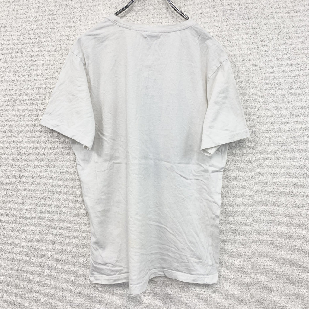 NASA　ナサ　半袖プリントTシャツ　白　ホワイト　ブラック　Mサイズ　古着
